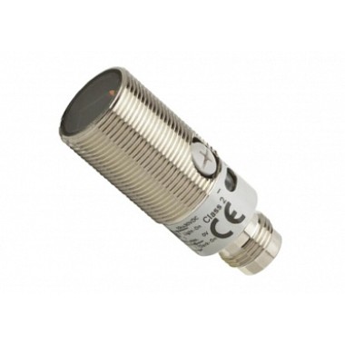 Датчик фотоэлектрический E3FB,M18, метал.,красн.свет,рефлект. с MSR,0.1-4м, NPN, E3FB-RN21 OMI