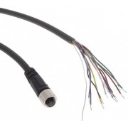 Кабель V430, гнездо M12 12-pin / свободные концы, высокой гибкости, 5м V430-W8-5M