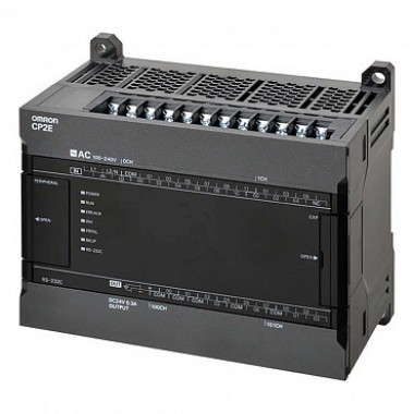 Промышленный контроллер PLC (ПЛК) CP2E-E, 18 вх., 12 вых, питание 220 В, RS-232C, CP2E-E30DR-A