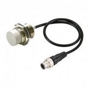 E2E-X18MB1T30-M1TJ 0.3M OMS - Датчик индуктивный, латунь никелир., короткий корпус, M30, незаподлицо