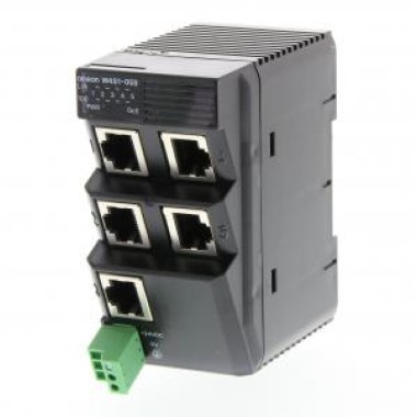 Промышленный коммутатор Ethernet на 5 портов, с диагностикой ошибок, питание 24 В= W4S1-05C