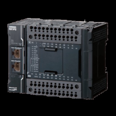 Промышленный контроллер PLC (ПЛК) NX1P, 1,5 Мб пам прогр, 2 Мб пам дан, 24 вх/16 вых, NX1P2-1140DT